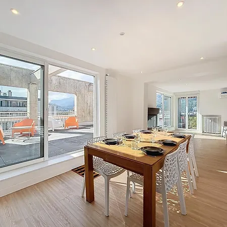 Апартаменты Penthouse, Terrasse Vue Montagne